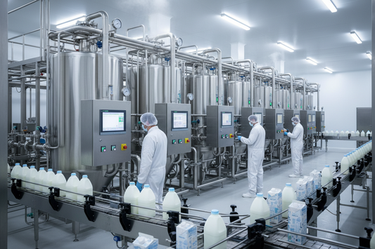 Pasteurizarea laptelui — tehnologii moderne pentru fabrici de lactate performante