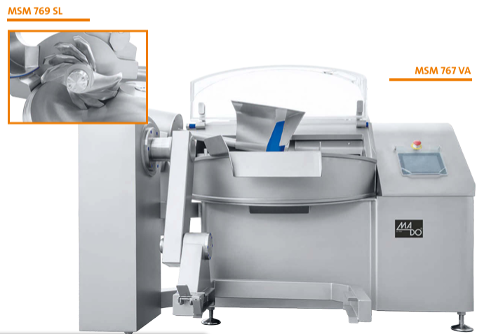 Cutter industrial cu cuvă MADO MSM 769 SL – 220 l